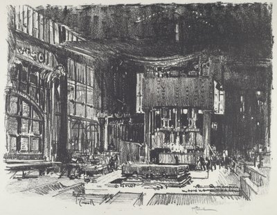 The Acolytes Preparing the Altar of the War God by Joseph Pennell