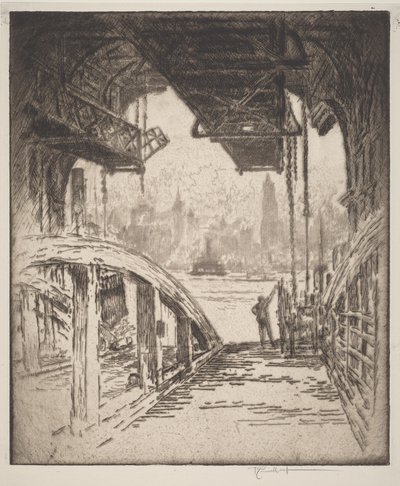 The Ferry House by Joseph Pennell