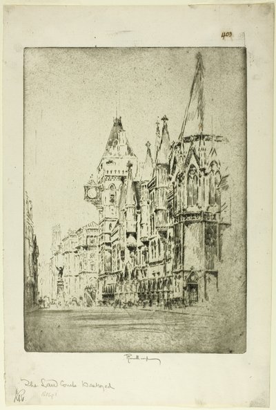 The Law Courts by Joseph Pennell