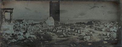 Ruins and Foreground, Acropolis, Athens, 1842 by Joseph Philibert Girault De Prangey