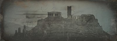 Western Approach to the Acropolis, Athens by Joseph Philibert Girault De Prangey