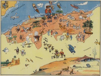 Algeria by Joseph Porphyre Pinchon