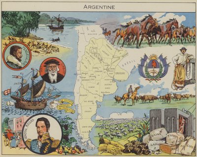 Argentina by Joseph Porphyre Pinchon