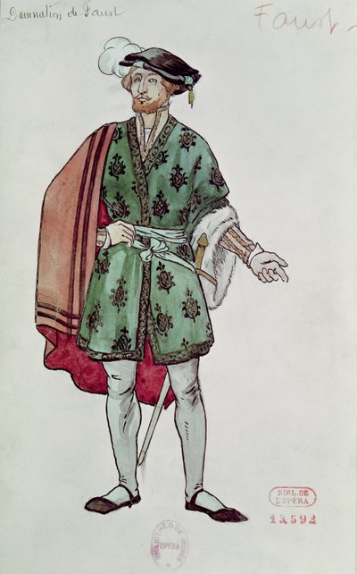 Costume design for Faust from 