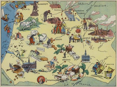 Flandre, Artois, Picardie by Joseph Porphyre Pinchon
