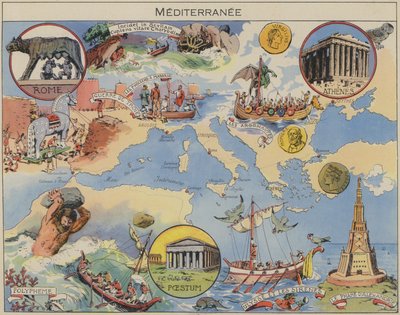 Mediterranee by Joseph Porphyre Pinchon