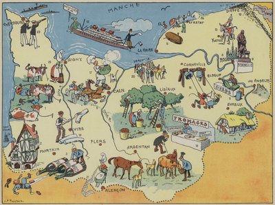 Normandie by Joseph Porphyre Pinchon