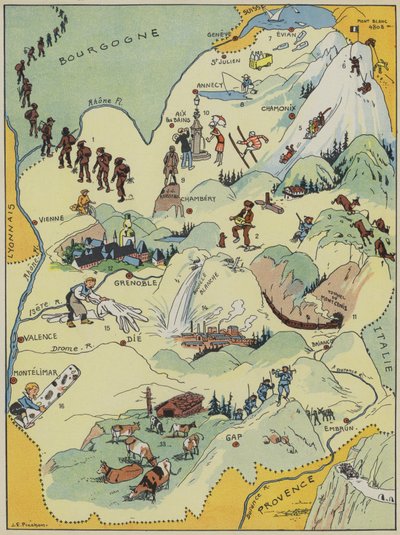 Savoie-Dauphine by Joseph Porphyre Pinchon