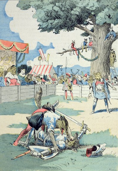 The Battle Between Renard and Ysengrin, from 