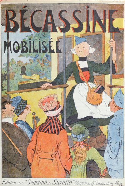 The Departure of Becassine, Cover of 