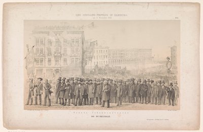 Procession of Booksellers in Hamburg by Joseph Puschkin