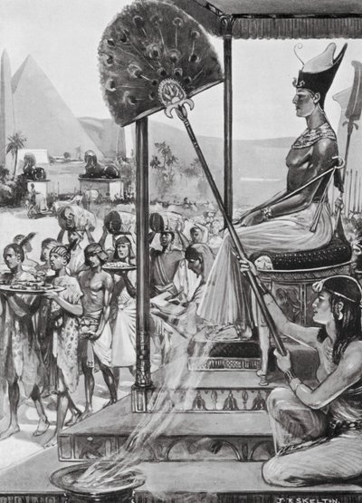 Bringing Tribute to Rameses II, XIXth Dynasty by Joseph Ratcliffe (after) Skelton