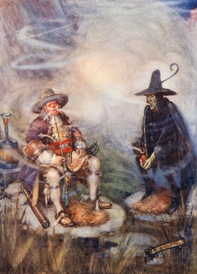 How Table Mountain Got Its Cloud by Joseph Ratcliffe (after) Skelton