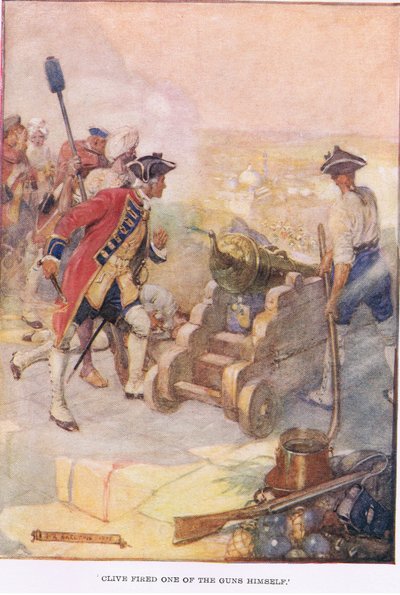 Clive Fired One of the Guns Himself by Joseph Ratcliffe Skelton