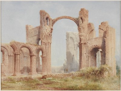 Lindisfarne Priory Ruins by Joseph Ratcliffe Skelton