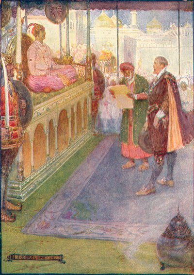 Sir Thomas Stood Before The Mogul by Joseph Ratcliffe Skelton