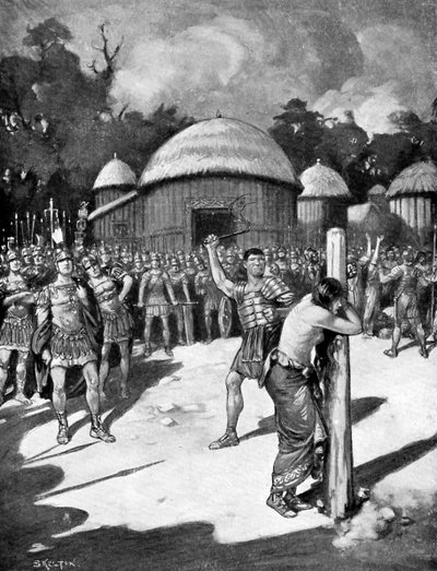The scourging of Boadicea, 60 AD by Joseph Ratcliffe Skelton