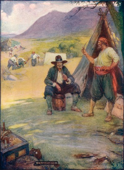 Where Now The Great City of Cape Town Stands, They Set Up Their Tents And Huts by Joseph Ratcliffe Skelton