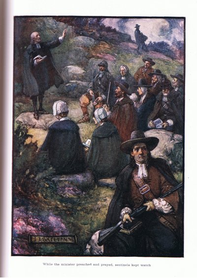 While the Ministers Preached and Prayed, Sentinels Kept Watch by Joseph Ratcliffe Skelton