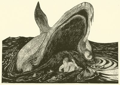 The Whale Swallowing the Mariner by Joseph Rudyard (after) Kipling