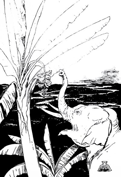 Illustration of an Elephant by Kipling by Joseph Rudyard Kipling