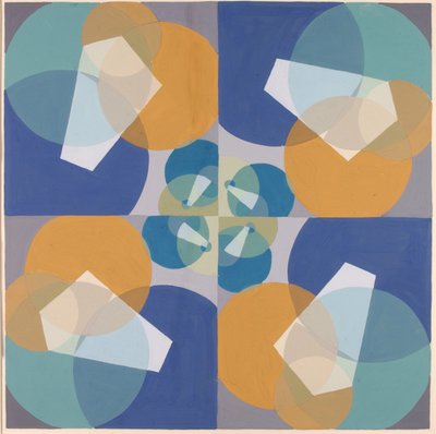 Green Squares (from series, the Mathematical Basis of the Arts) by Joseph Schillinger