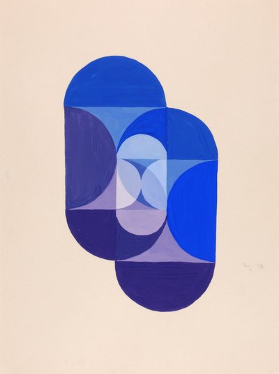 Key Blue (from series, the Mathematical Basis of the Arts) by Joseph Schillinger