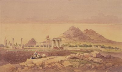 The Temple of Olympian Zeus, Athens by Joseph Schranz