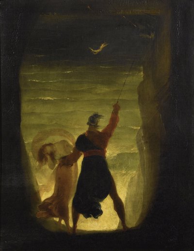 The Tempest. Prospero and Ariel by Joseph Severn