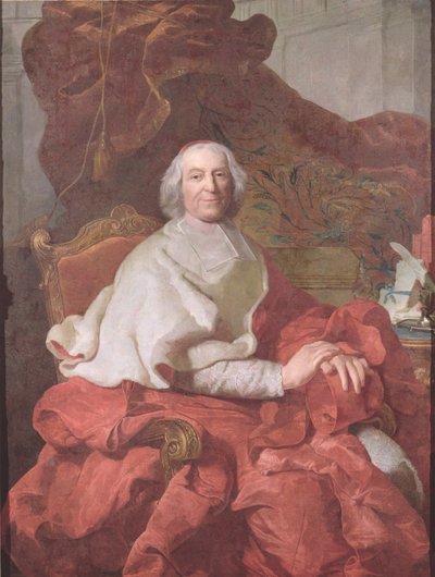 Cardinal Andre Hercule de Fleury, Bishop of Fregus and Prime Minister to Louis XV by Joseph Siffred Duplessis