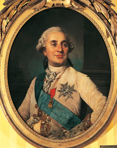 Portrait of Louis XV of France, known as the Well-Beloved by Joseph Siffred Duplessis