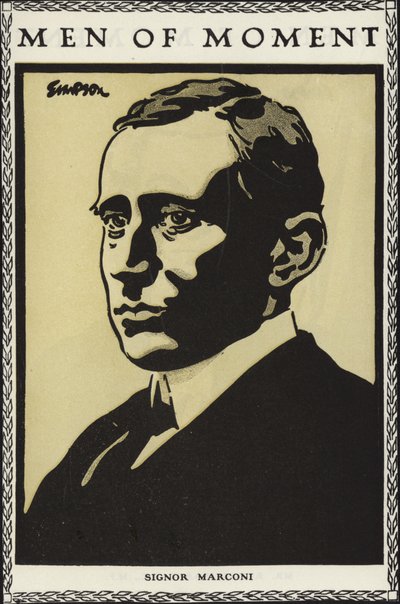 Guglielmo Marconi by Joseph Simpson