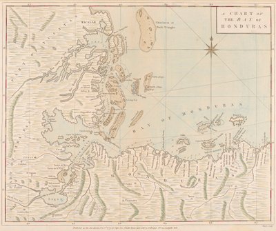 A Chart of the Bay of Honduras by Joseph Smith Speer