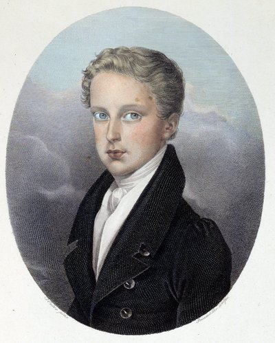Portrait of the Duke of Reichstadt, Son of Napoleon I and Marie Louise of Austria by Joseph Steinmuller