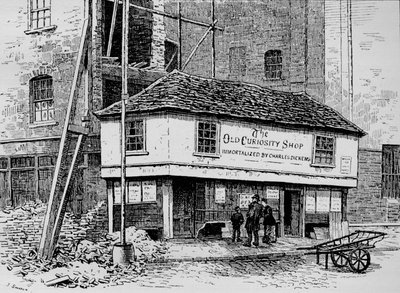 The Old Curiosity Shop near Lincolns Inn Fields, London by Joseph Swain