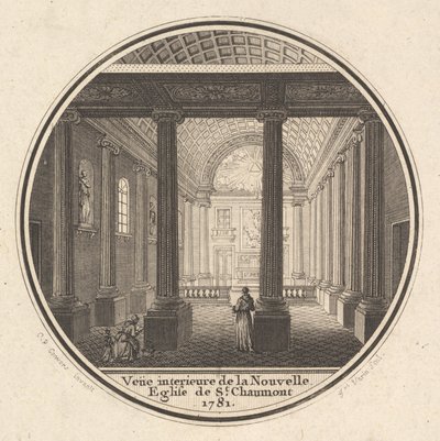 Print of the Reverse of the Portrait Medal of Fortunée-Marie d