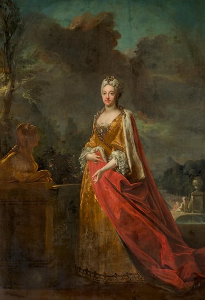 Maria Amalia of Bavaria (1701-1756) by Joseph Vivien