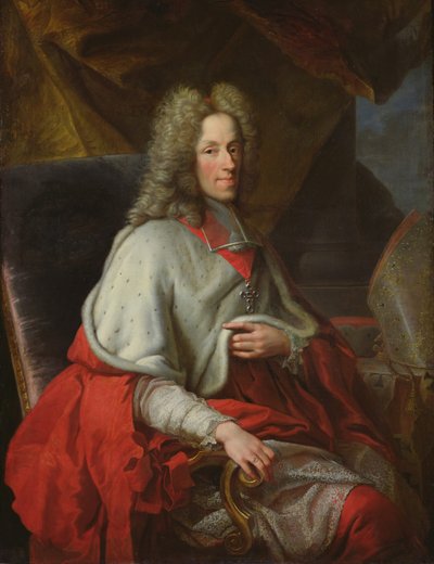 Portrait of Cardinal Joseph Clement de Baviere, Elector of Cologne by Joseph Vivien