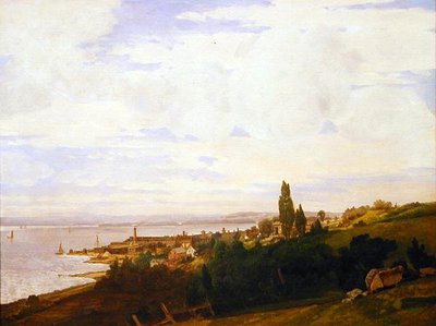 View of the Hudson near Sing Sing, New York by Joseph Vollmering
