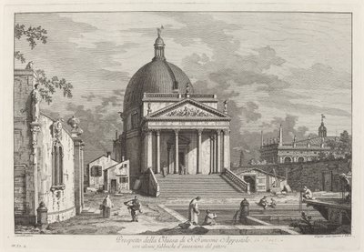 Prospetto della Chiesa di S. Simeone Appostolo by Joseph Wagner
