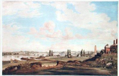 View of Philadelphia and the Schuylkill River, c.1816 by Joseph Watson