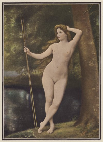A Hunting Nymph by Joseph Wencker