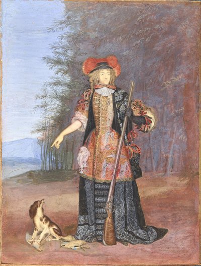 Portrait of Elizabeth Charlotte, Princess Palatine, Duchess of Orléans by Joseph Werner