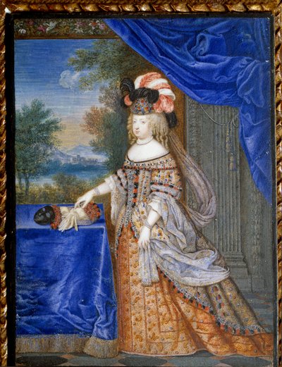 Portrait of Marie Therese of Austria in Polish costume by Joseph Werner