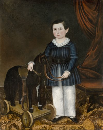 Boy with a Toy Horse, c.1845 by Joseph Whiting Stock