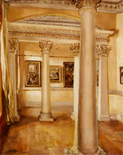 Pillar Drawing Room, Chiswick House by Joseph Williams Topham Vinall