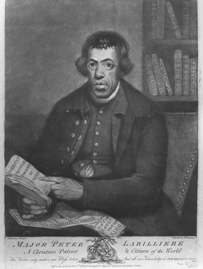 Major Peter Labilliere, etched by Henry Kingsbury, 1780 by Joseph Wright