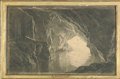 A Grotto in the Gulf of Salerno, Evening, c.1800 by Joseph Wright of Derby