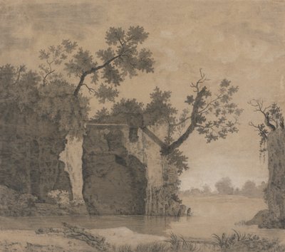 Landscape with Ruins by Joseph Wright of Derby