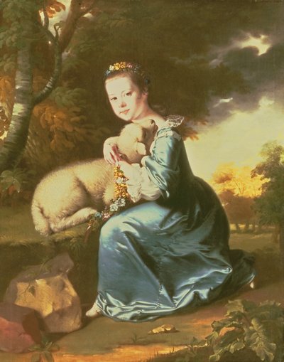 Miss Frances Warren, early 1760s by Joseph Wright of Derby